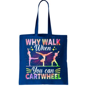 Funny Gymnastics Gymnast Gift For Girls Women Cool Cartwheel Tote Bag