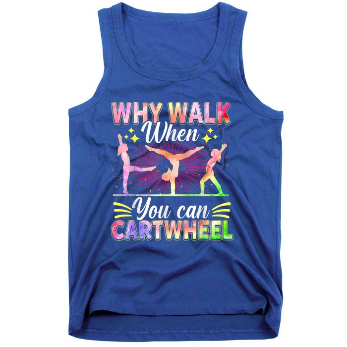 Funny Gymnastics Gymnast Gift For Girls Women Cool Cartwheel Tank Top