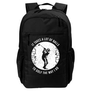 Funny Golf Gift For A Golf Player Cool Gift Daily Commute Backpack