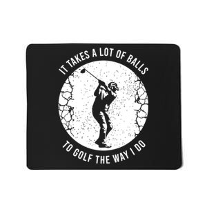 Funny Golf Gift For A Golf Player Cool Gift Mousepad