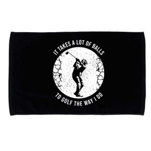 Funny Golf Gift For A Golf Player Cool Gift Microfiber Hand Towel