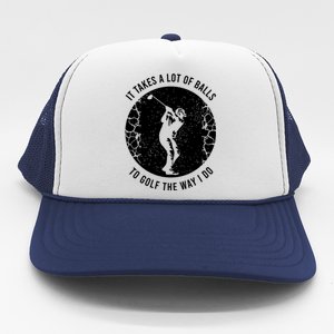 Funny Golf Gift For A Golf Player Cool Gift Trucker Hat