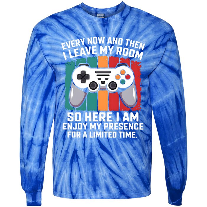 Funny Gamer Gaming Gamer Video Console Lover Humor Funny Gift Tie-Dye Long Sleeve Shirt