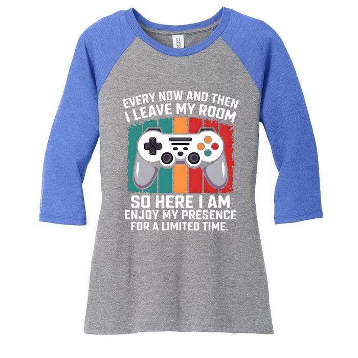 Funny Gamer Gaming Gamer Video Console Lover Humor Funny Gift Women's Tri-Blend 3/4-Sleeve Raglan Shirt