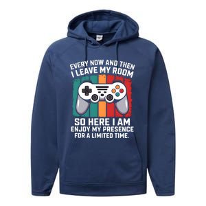 Funny Gamer Gaming Gamer Video Console Lover Humor Funny Gift Performance Fleece Hoodie