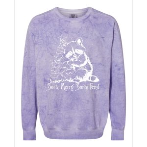 Feral Great Gift Colorblast Crewneck Sweatshirt