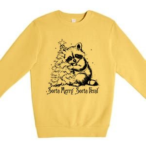 Feral Great Gift Premium Crewneck Sweatshirt