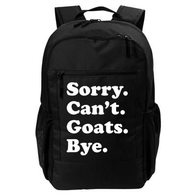 Funny Goat Gift For Men Women Boy Or Girl Backpack