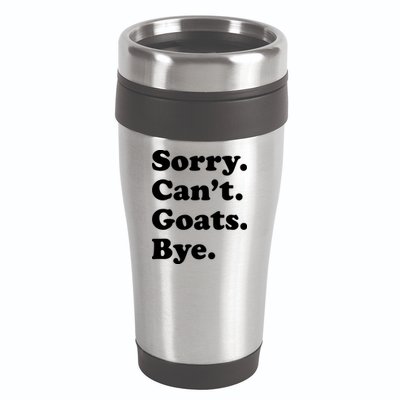 Funny Goat Gift For Men Women Boy Or Girl 16oz Travel Tumbler