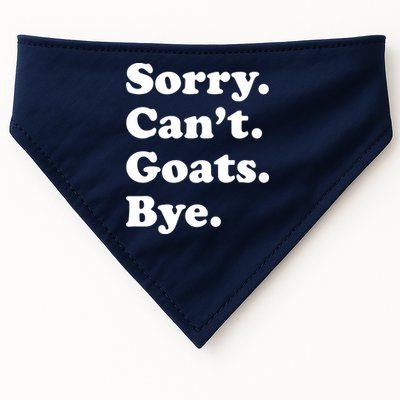 Funny Goat Gift For Men Women Boy Or Girl USA-Made Doggie Bandana