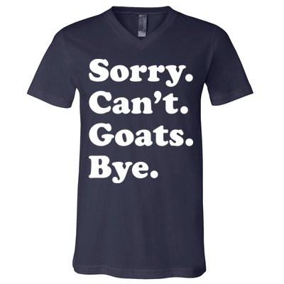 Funny Goat Gift For Men Women Boy Or Girl V-Neck T-Shirt