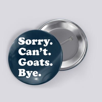 Funny Goat Gift For Men Women Boy Or Girl Button