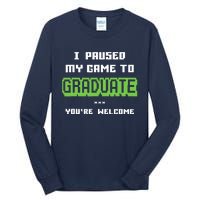 Funny Gamer Graduate Graduation Tall Long Sleeve T-Shirt