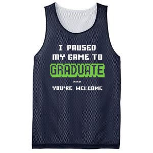 Funny Gamer Graduate Graduation Mesh Reversible Basketball Jersey Tank