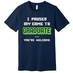 Funny Gamer Graduate Graduation Premium T-Shirt