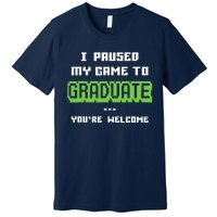 Funny Gamer Graduate Graduation Premium T-Shirt