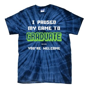 Funny Gamer Graduate Graduation Tie-Dye T-Shirt