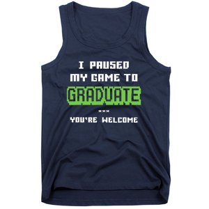 Funny Gamer Graduate Graduation Tank Top