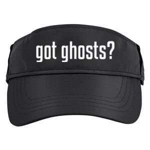 Funny Got Ghosts Paranormal Investigator Ghost Lover Adult Drive Performance Visor