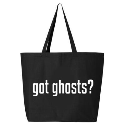 Funny Got Ghosts Paranormal Investigator Ghost Lover 25L Jumbo Tote