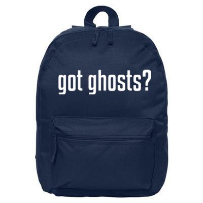 Funny Got Ghosts Paranormal Investigator Ghost Lover 16 in Basic Backpack