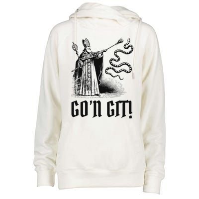 Funny GoN Git St Patrick Womens Funnel Neck Pullover Hood