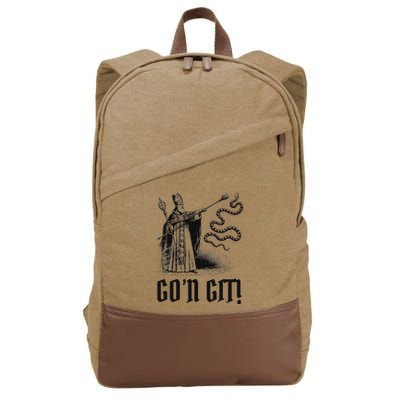 Funny GoN Git St Patrick Cotton Canvas Backpack