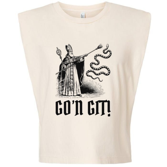 Funny GoN Git St Patrick Garment-Dyed Women's Muscle Tee