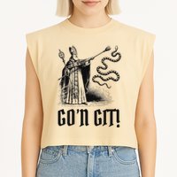 Funny GoN Git St Patrick Garment-Dyed Women's Muscle Tee