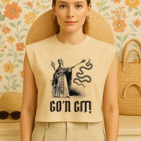 Funny GoN Git St Patrick Garment-Dyed Women's Muscle Tee