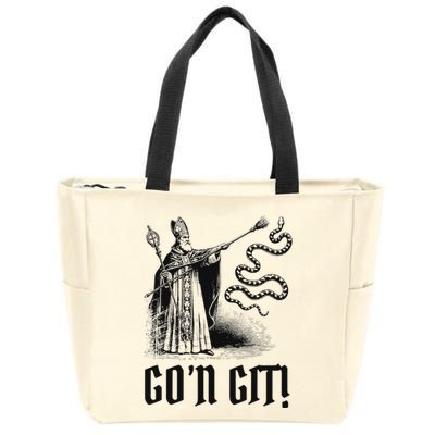 Funny GoN Git St Patrick Zip Tote Bag