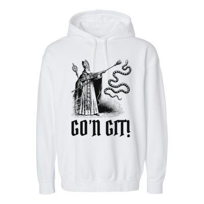 Funny GoN Git St Patrick Garment-Dyed Fleece Hoodie