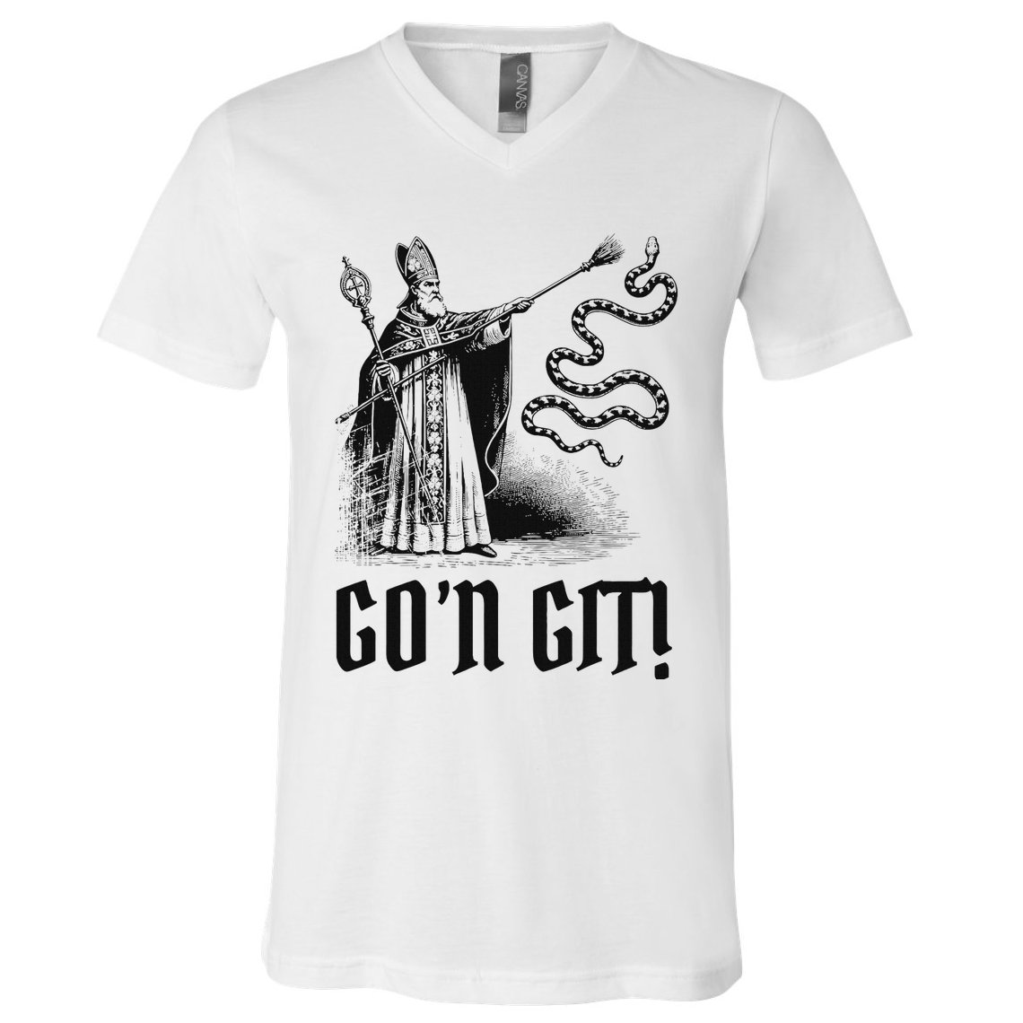 Funny GoN Git St Patrick V-Neck T-Shirt