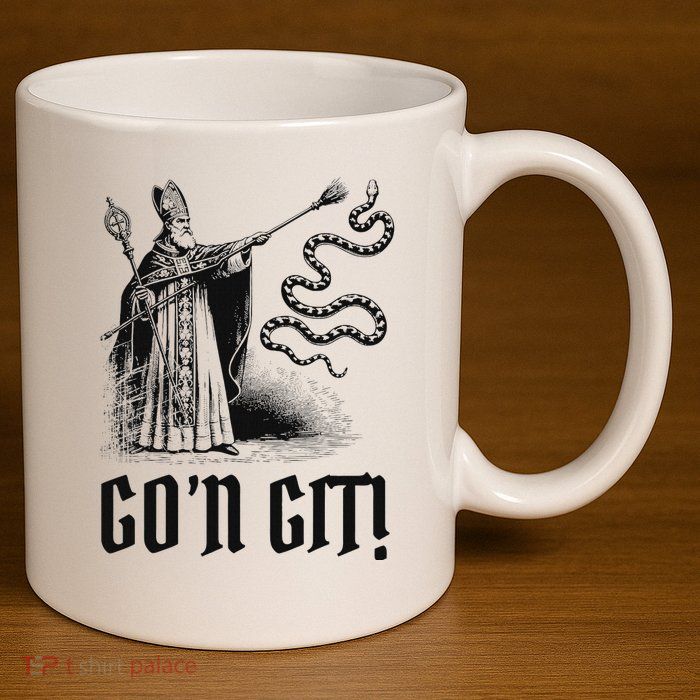 Funny GoN Git St Patrick 11oz C Handle Ceramic Mug