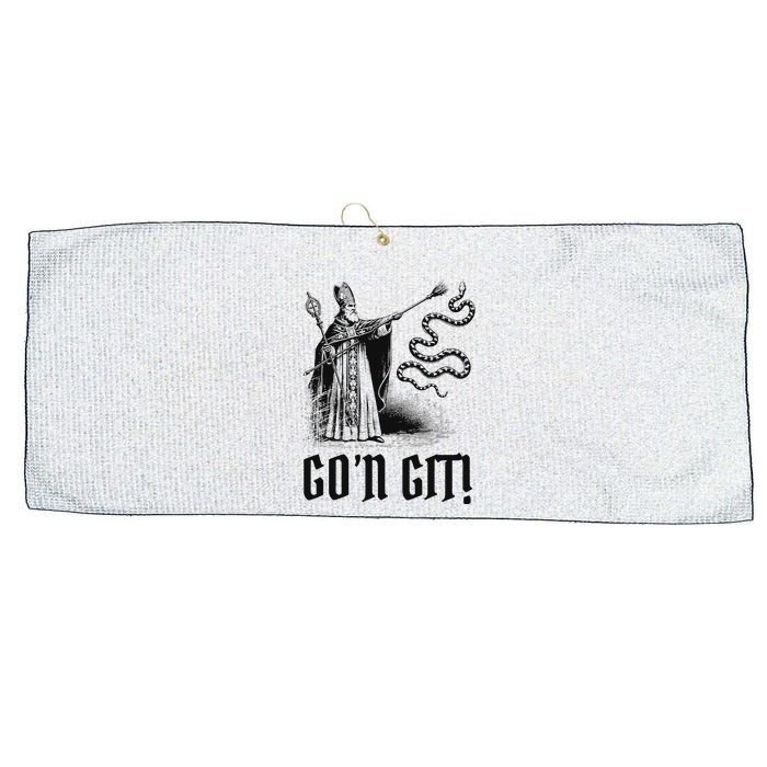 Funny GoN Git St Patrick Large Microfiber Waffle Golf Towel