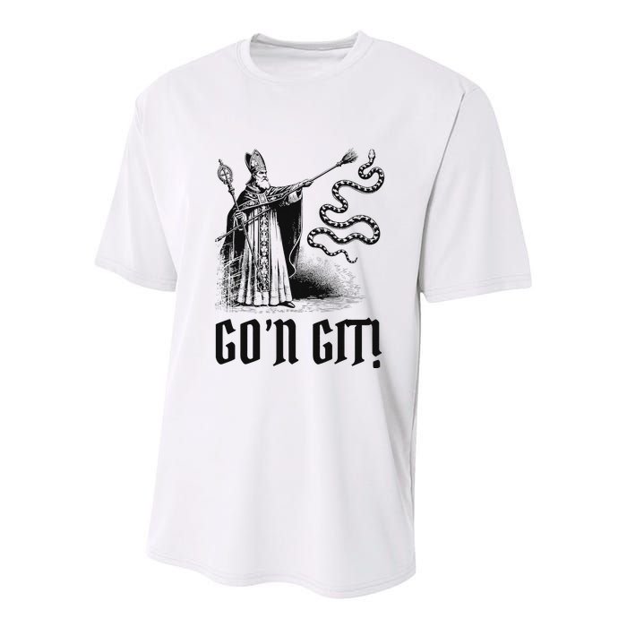 Funny GoN Git St Patrick Youth Performance Sprint T-Shirt