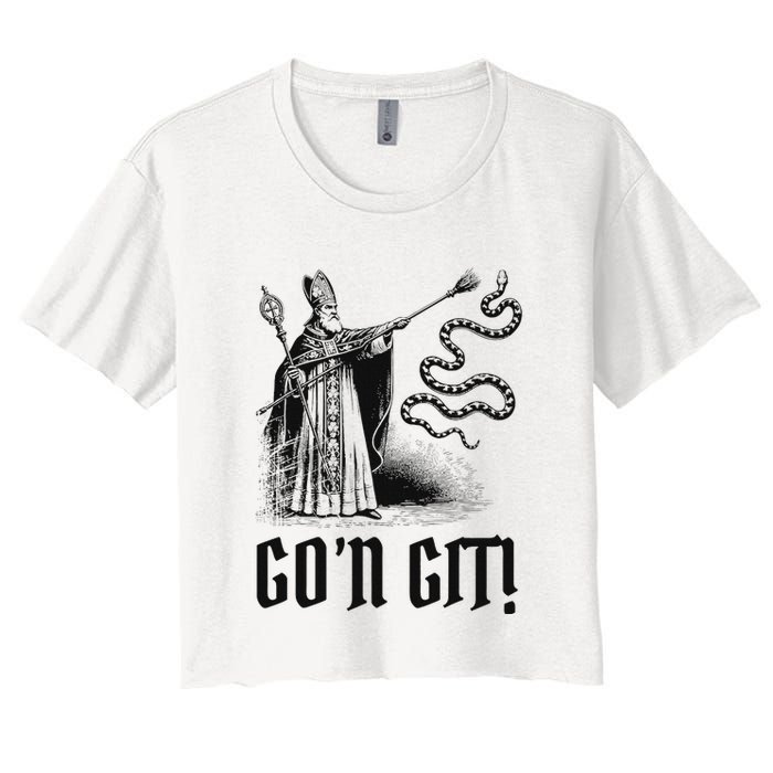 Funny GoN Git St Patrick Crop Top