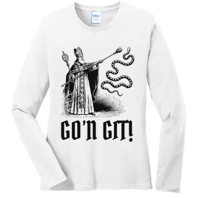 Funny GoN Git St Patrick Ladies Long Sleeve Shirt