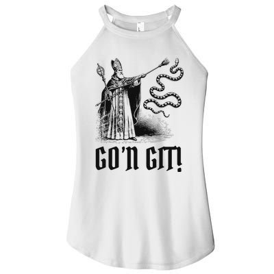 Funny GoN Git St Patrick Women's Perfect Tri Rocker Tank