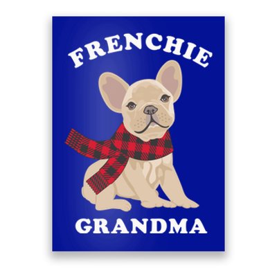 Frenchie Grandma Gift French Bulldog Xmas Family Matching Gift Poster