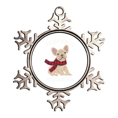 Frenchie Grandma Gift French Bulldog Xmas Family Matching Gift Metallic Star Ornament