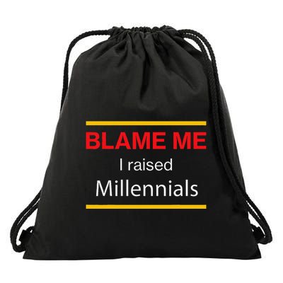 Funny Generational Graphic For Parents Drawstring Bag