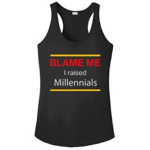 Funny Generational Graphic For Parents Ladies PosiCharge Competitor Racerback Tank