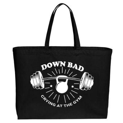 Funny Gym Gift Cotton Canvas Jumbo Tote