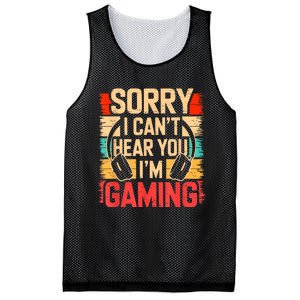 Funny Gamer Graphic For Teens Video Gaming Mesh Reversible Basketball Jersey Tank