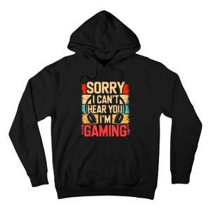 Funny Gamer Graphic For Teens Video Gaming Tall Hoodie