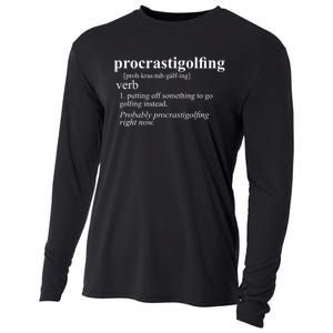 Funny Golf Gifts Procrastigolfing Golfing Lover Cooling Performance Long Sleeve Crew