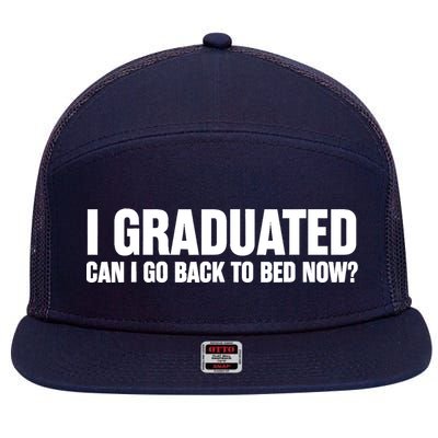 Funny Graduation Gift for Him Ideas 7 Panel Mesh Trucker Snapback Hat