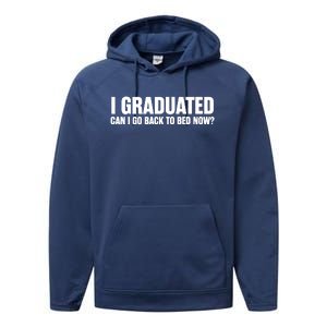 Funny Graduation Gift for Him Ideas Performance Fleece Hoodie