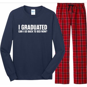 Funny Graduation Gift for Him Ideas Long Sleeve Pajama Set